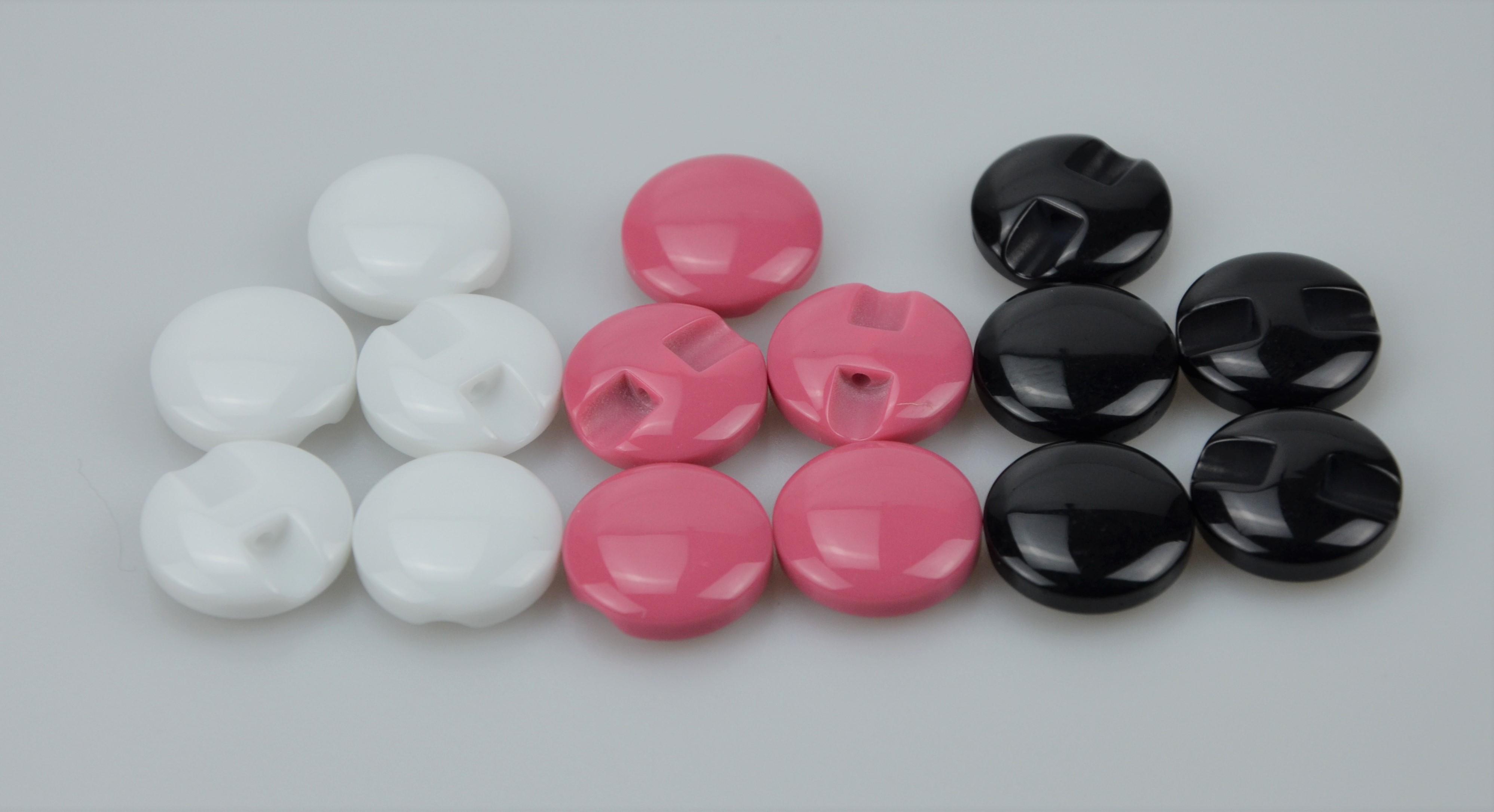 Resin Button Single Hole 24L